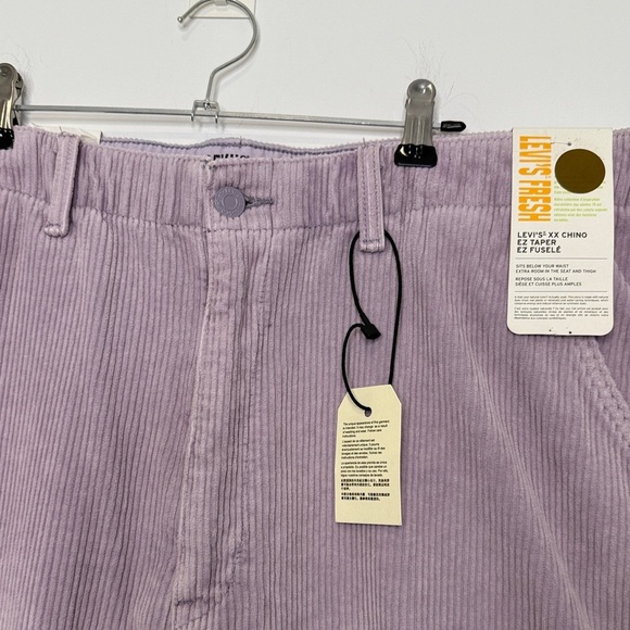 Levi's Premium Fresh Dusk Purple XX Chino EZ Waist Corduroy Pants size XL - Picture 7 of 15